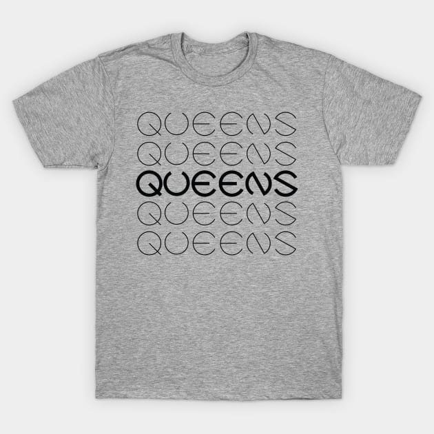 Queens - NYC T-Shirt by whereabouts